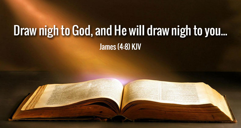 draw near to god and he will draw near to you kjv